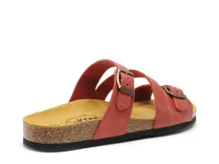 Plakton BOLINO 181210 Rouge Mules et Sabots Plats Femme