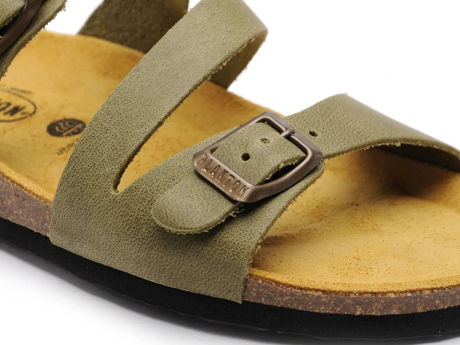 Plakton BOLINO 181210 Vert Mules et Sabots Plats Femme