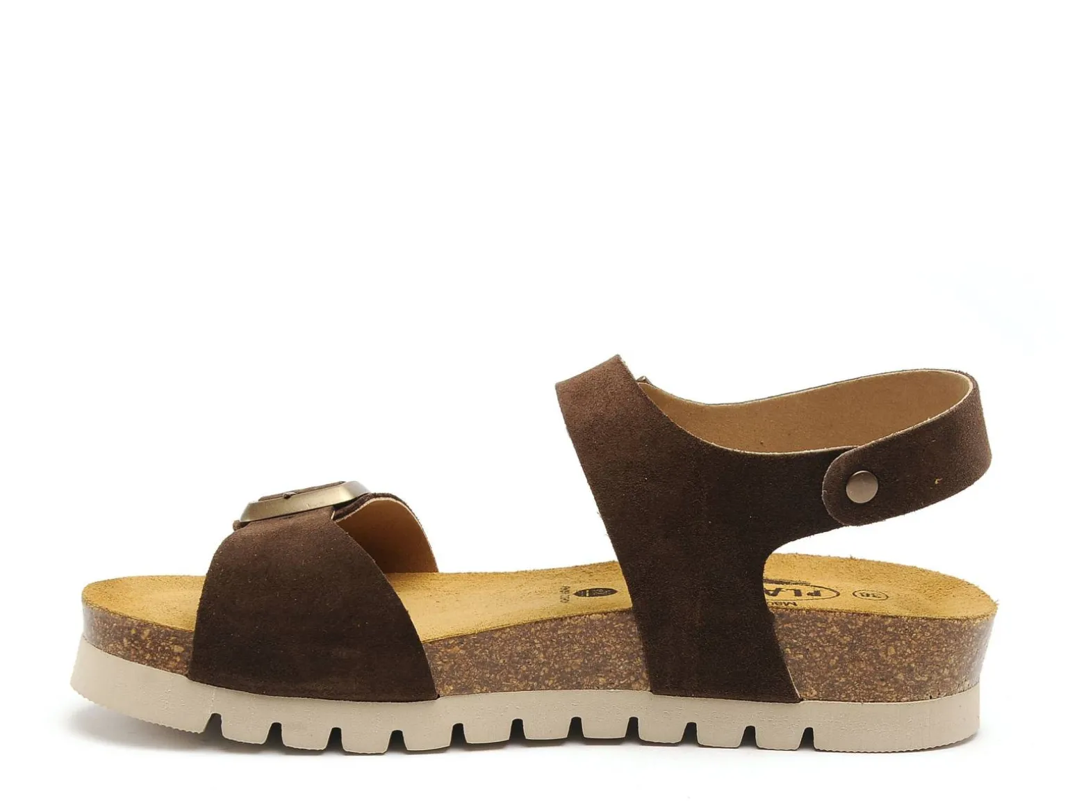 Plakton COOL 356219 Marron Sandales Plates Femme