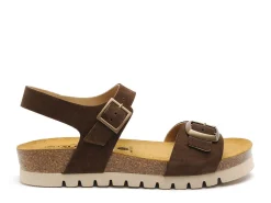 Plakton COOL 356219 Marron Sandales Plates Femme