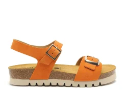 Plakton COOL 356219 Orange Sandales à Talons Femme