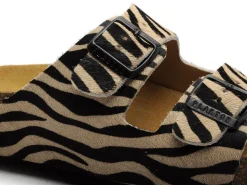 Plakton CP BETA 340010 ANIMAL PRINT Multicolore Mules et Sabots Plats Femme
