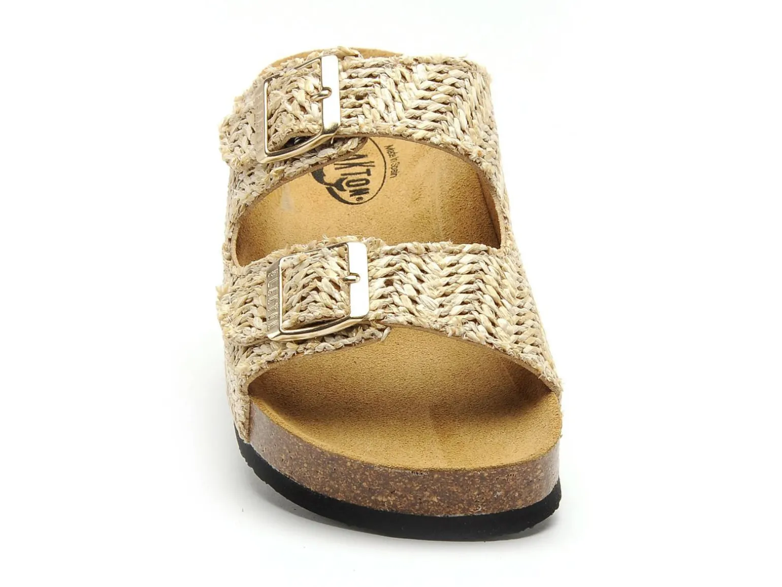 Plakton CP BETA 340010 Beige Mules et Sabots Plats Femme
