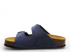 Plakton CP BETA 340010 Bleu Mules et Sabots Plats Femme