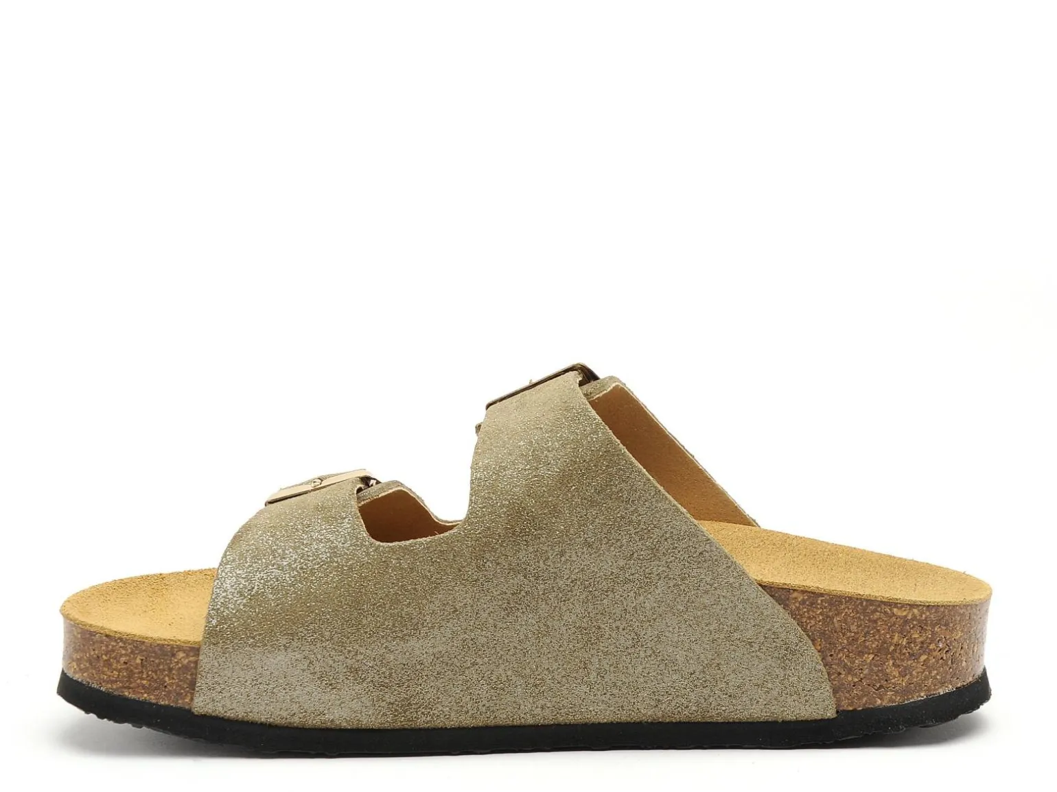 Plakton CP BETA 340010 Kaki Mules et Sabots Plats Femme