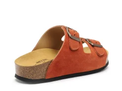 Plakton CP BETA 340010 Rouge Mules et Sabots Plats Femme