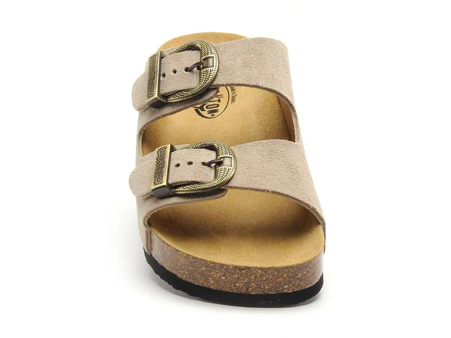 Plakton CP BETAWEST 340010 Beige Mules et Sabots Plats Femme