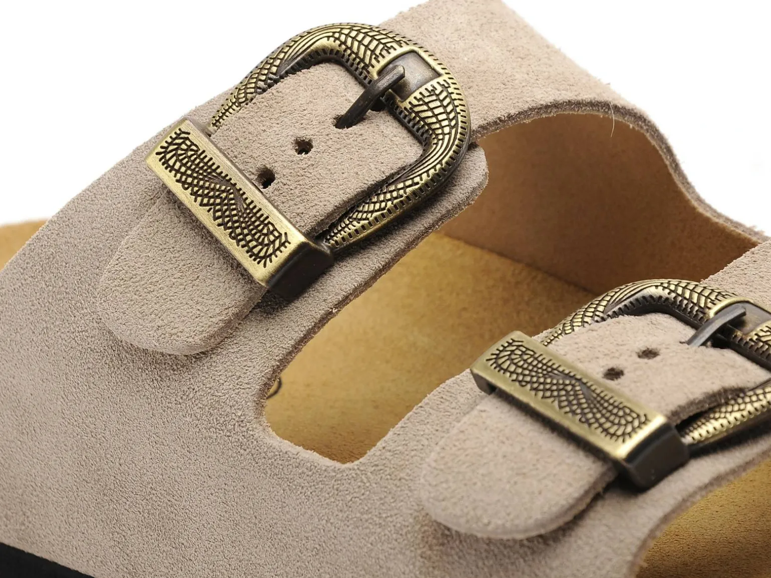 Plakton CP BETAWEST 340010 Beige Mules et Sabots Plats Femme