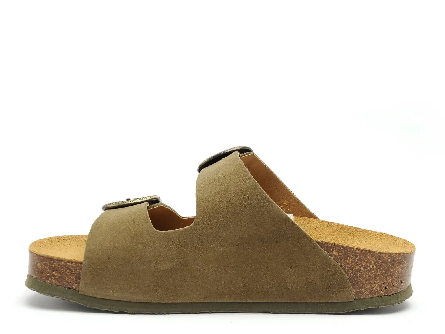 Plakton CP BETAWEST 340010 Kaki Mules et Sabots Plats Femme