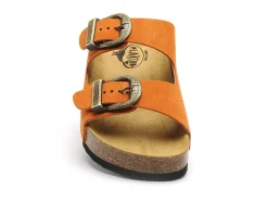 Plakton CP BETAWEST 340010 Orange Mules et Sabots Plats Femme