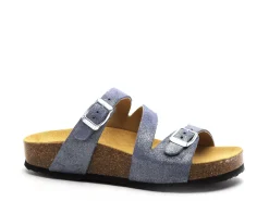 Plakton CP BOLINO 341210 Bleu Mules et Sabots Plats Femme