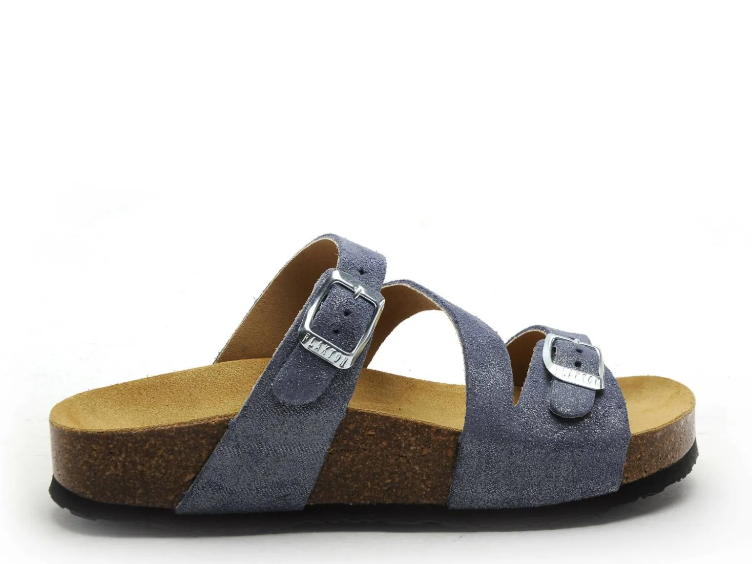 Plakton CP BOLINO 341210 Bleu Mules et Sabots Plats Femme