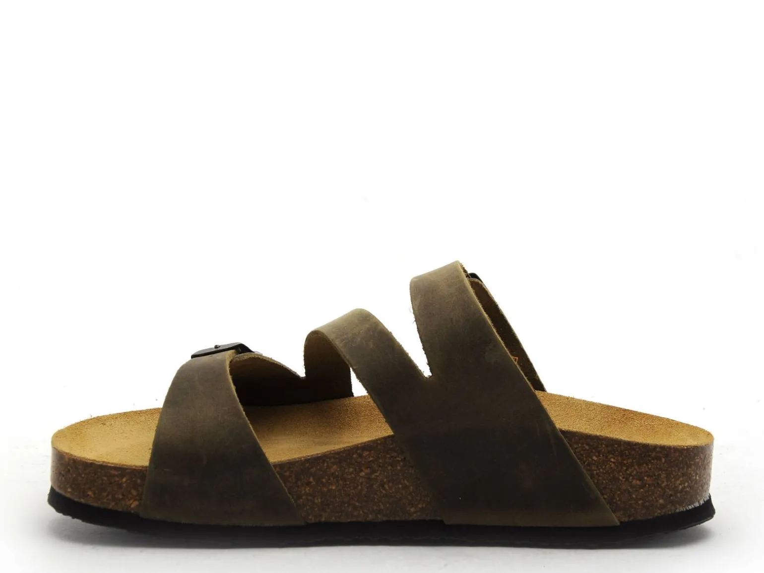 Plakton CP BOLINO 341210 Kaki Mules et Sabots Plats Femme