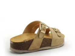 Plakton CP BOLINO 341210 Or Mules et Sabots Plats Femme