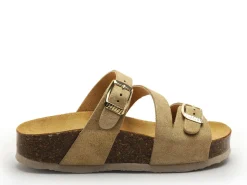 Plakton CP BOLINO 341210 Or Mules et Sabots Plats Femme
