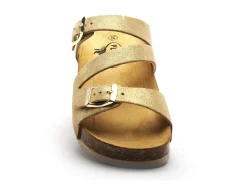 Plakton CP BOLINO 341210 Or Mules et Sabots Plats Femme