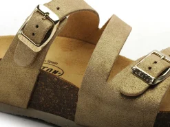 Plakton CP BOLINO 341210 Or Mules et Sabots Plats Femme