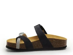 Plakton CP BOMBAY 341032 Bleu Mules et Sabots Plats Femme