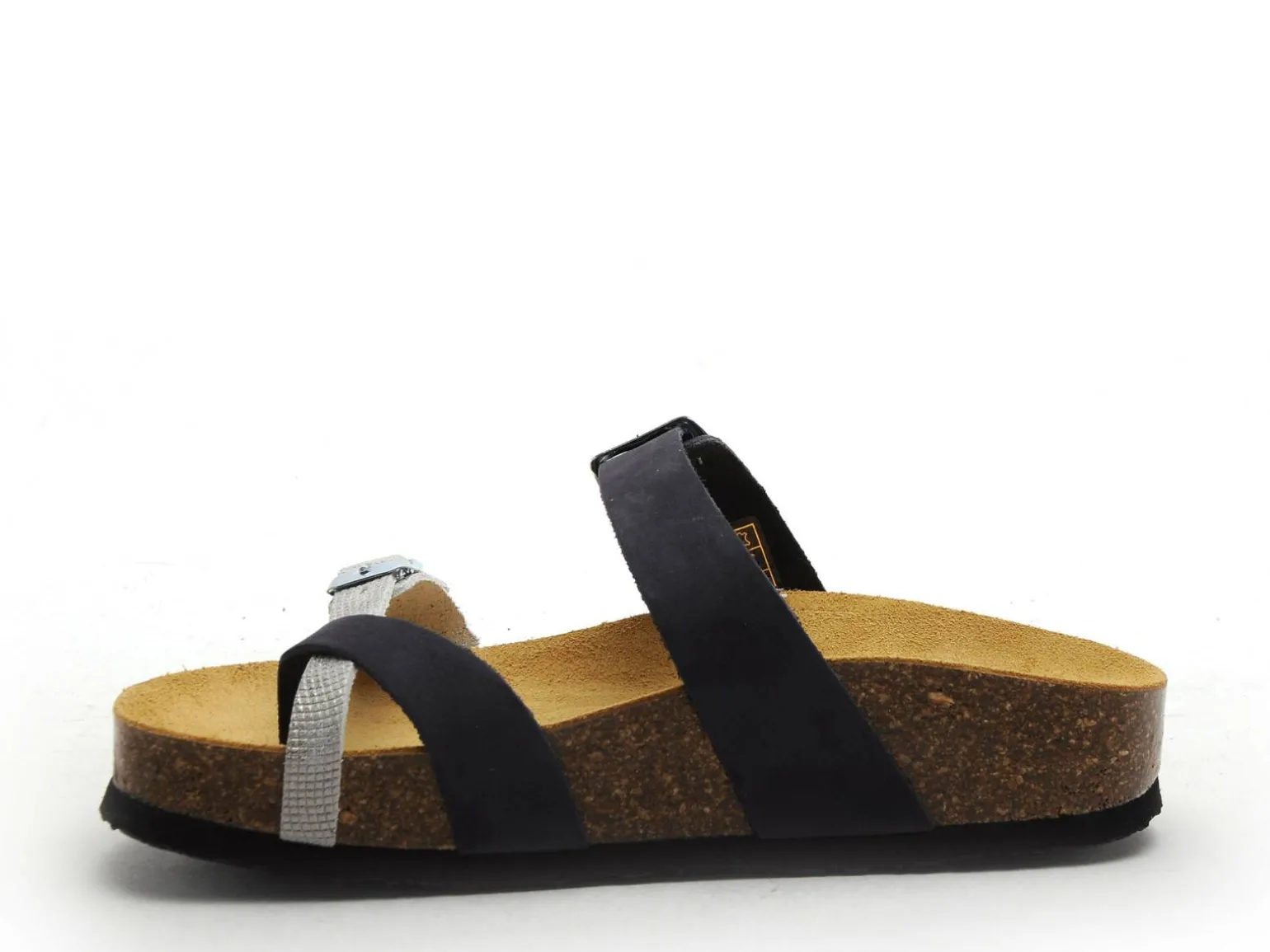 Plakton CP BOMBAY 341032 Bleu Mules et Sabots Plats Femme