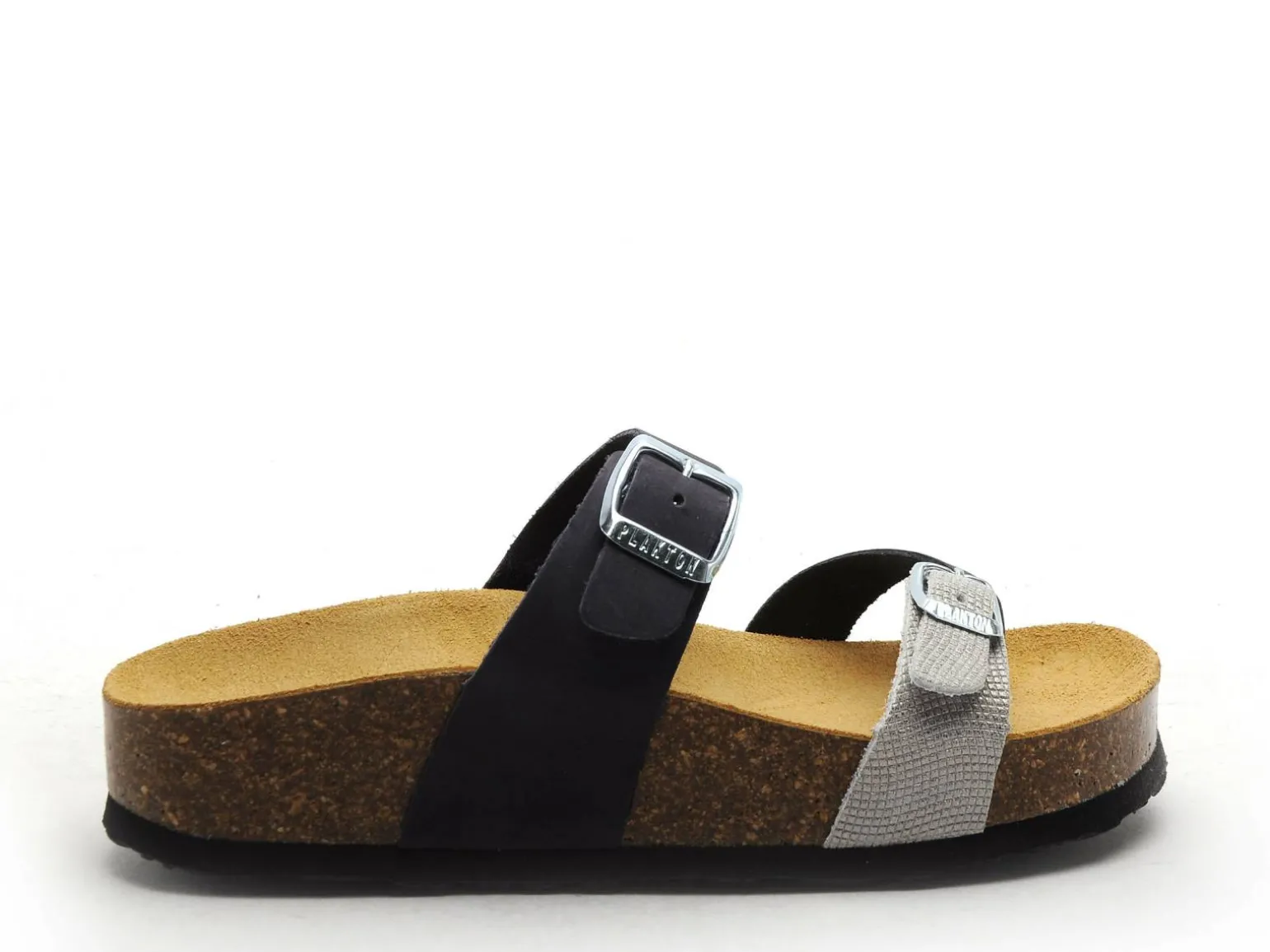 Plakton CP BOMBAY 341032 Bleu Mules et Sabots Plats Femme