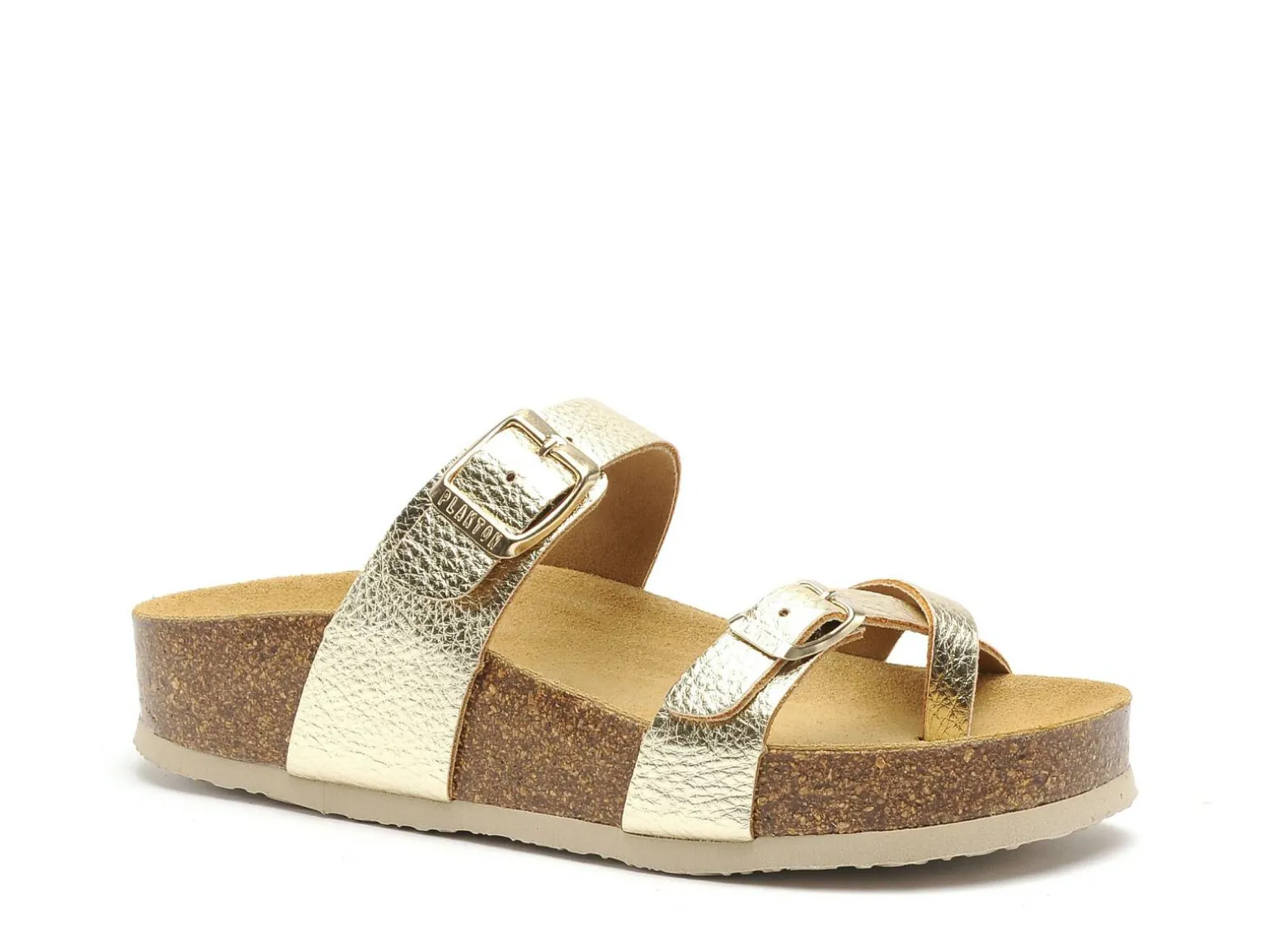 Plakton CP BOMBAY 341032 Or Mules et Sabots Plats Femme
