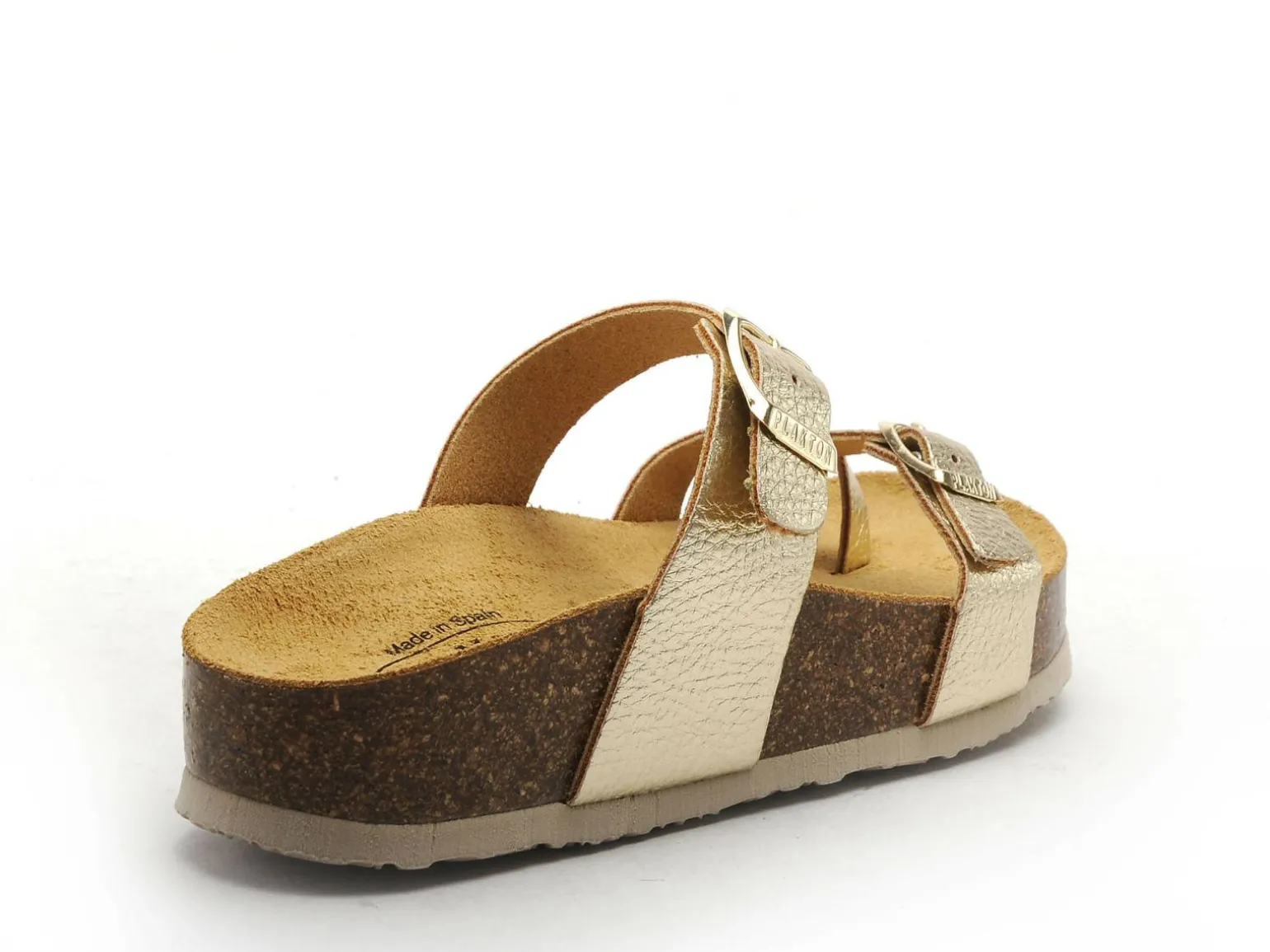 Plakton CP BOMBAY 341032 Or Mules et Sabots Plats Femme