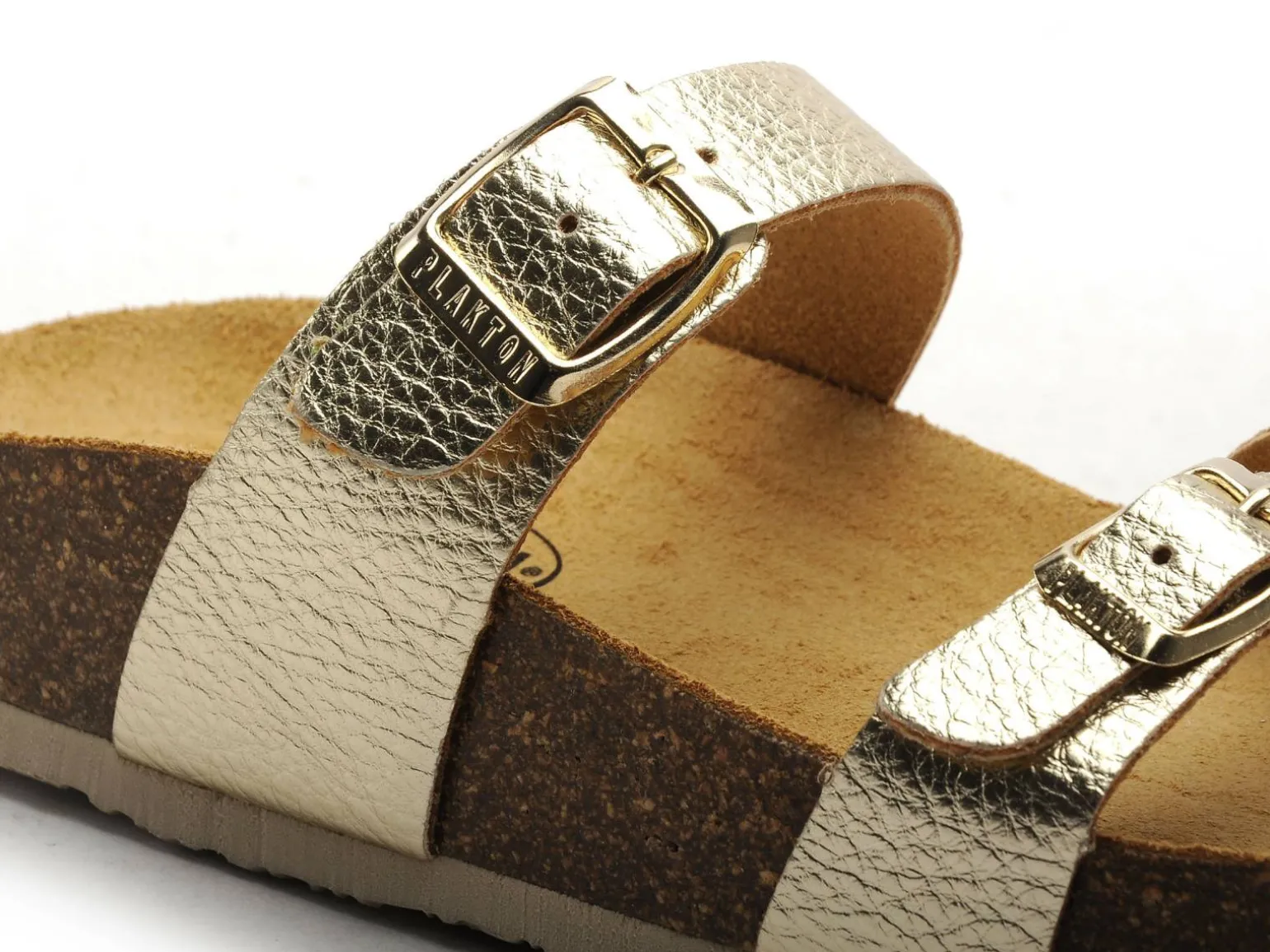 Plakton CP BOMBAY 341032 Or Mules et Sabots Plats Femme