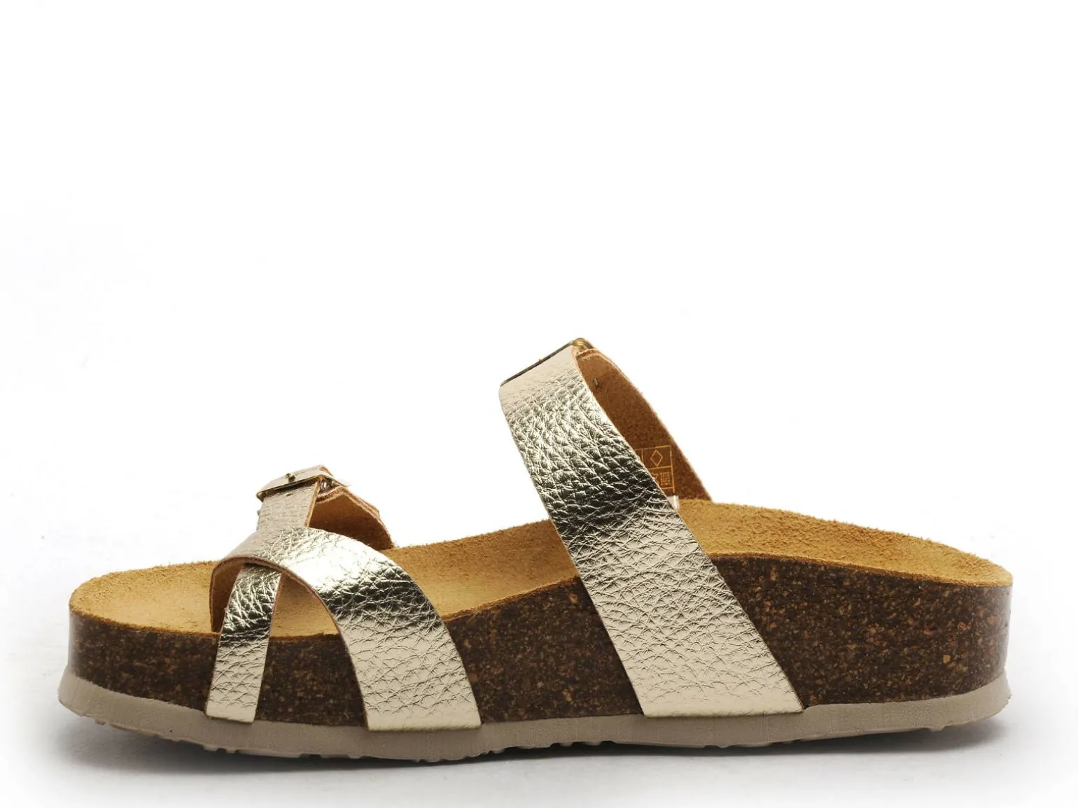 Plakton CP BOMBAY 341032 Or Mules et Sabots Plats Femme