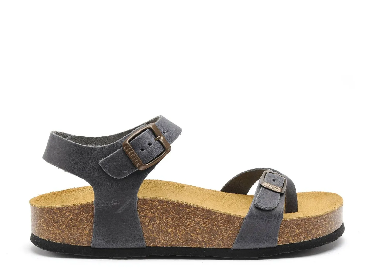 Plakton CP ZOMBA 341016 Bleu Sandales Plates Femme