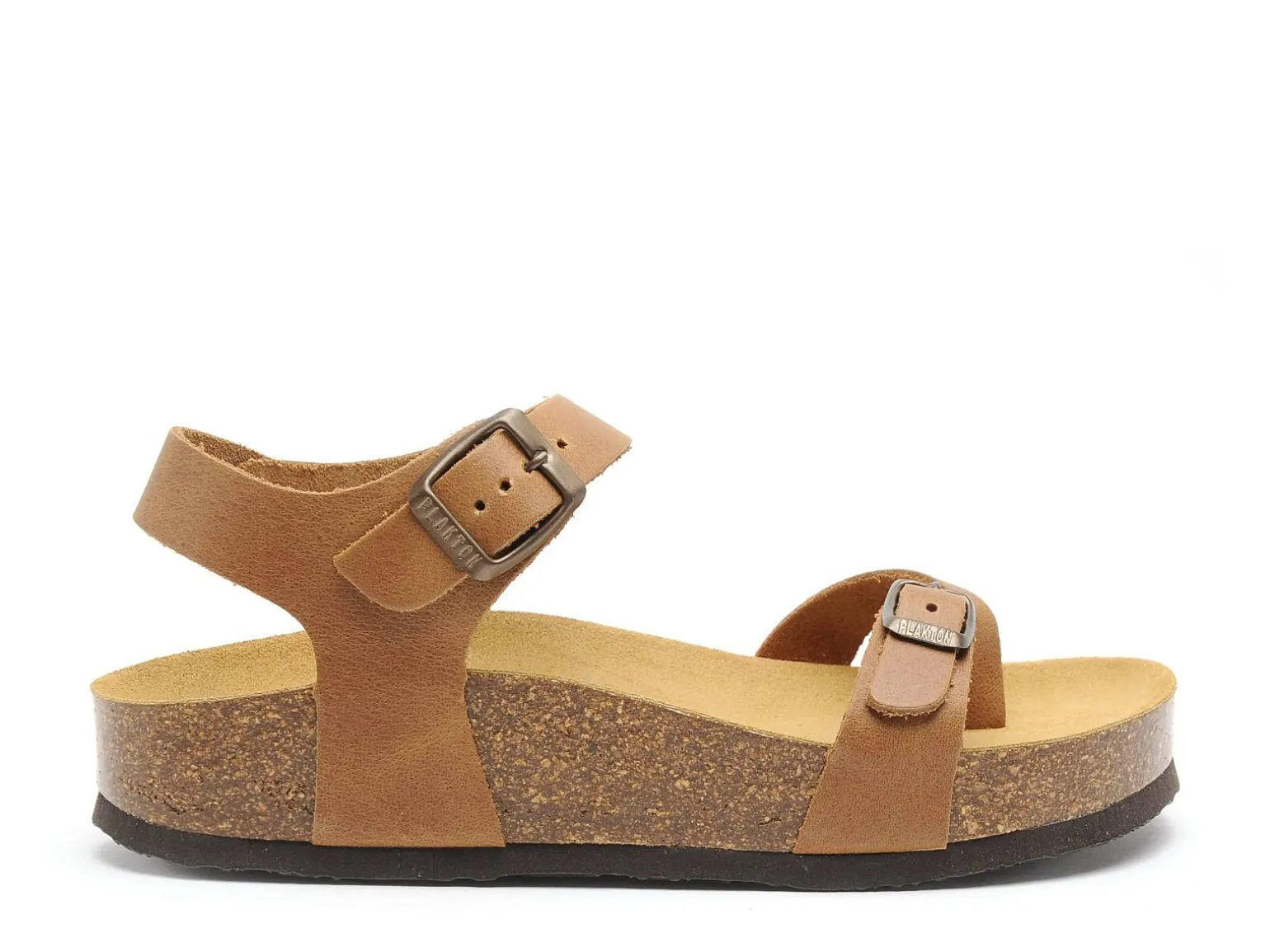 Plakton CP ZOMBA 341016 Marron Sandales Plates Femme