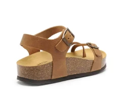 Plakton CP ZOMBA 341016 Marron Sandales Plates Femme