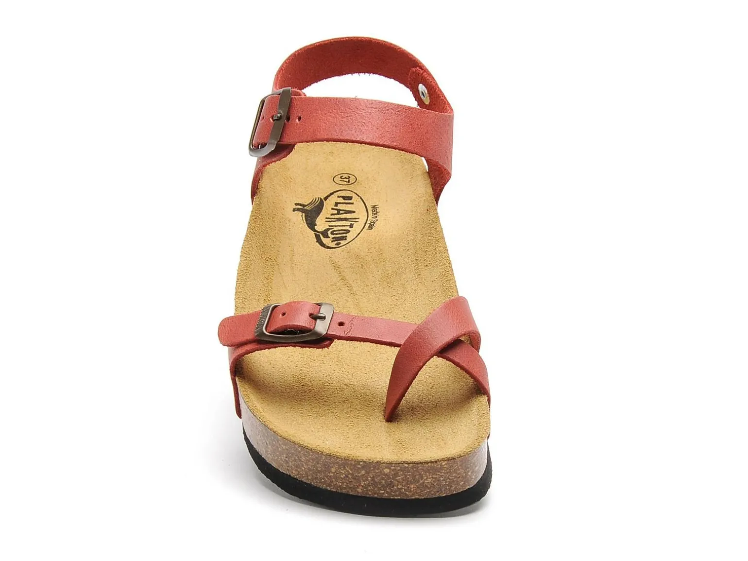 Plakton CP ZOMBA 341016 Rouge Sandales Plates Femme