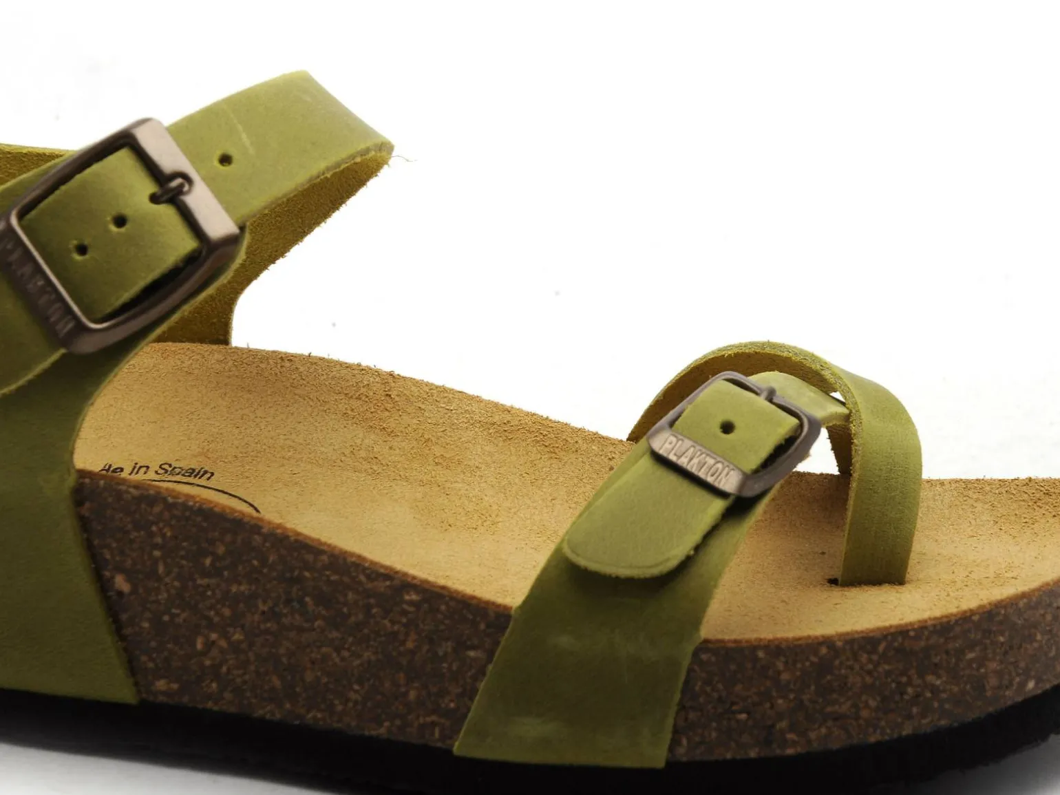 Plakton CP ZOMBA 341016 Vert Sandales à Talons Femme