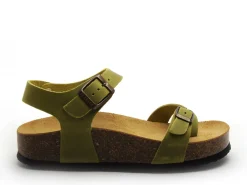 Plakton CP ZOMBA 341016 Vert Sandales à Talons Femme