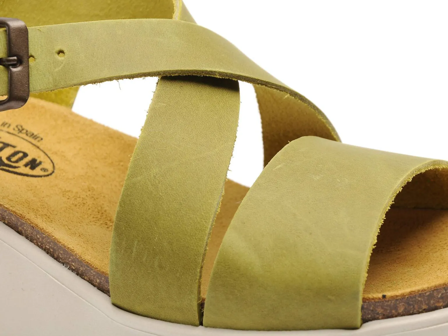 Plakton KIOTO 336442 Vert Sandales à Talons Femme