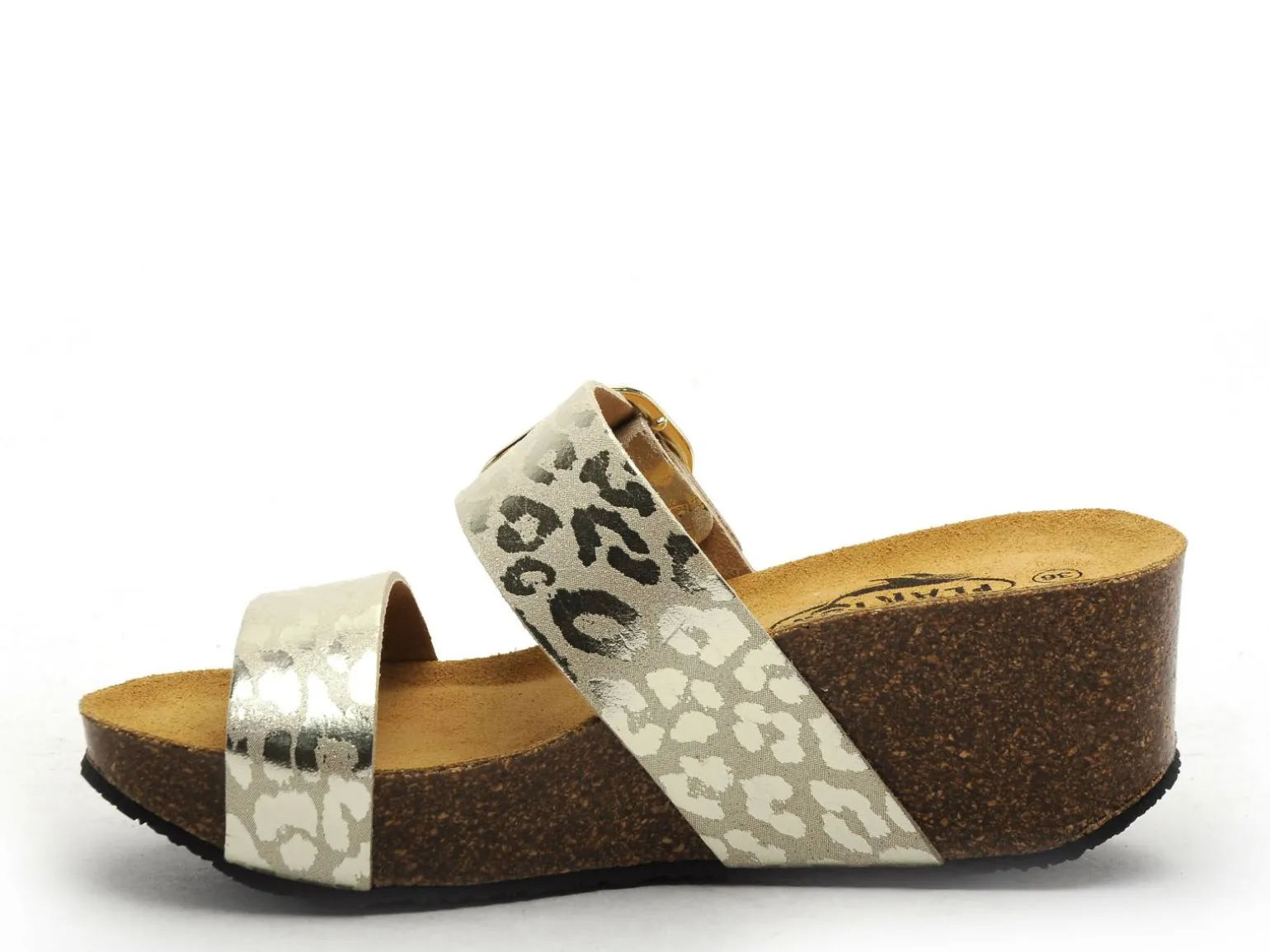 Plakton SO ROCK 873004 Or Mules et Sabots à Talons Femme