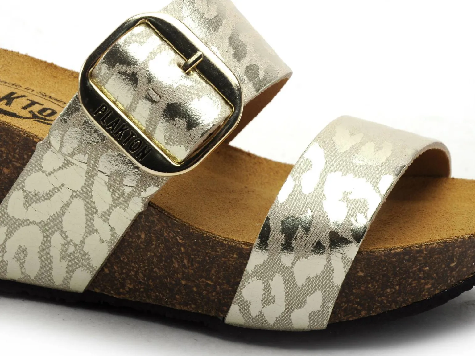 Plakton SO ROCK 873004 Or Mules et Sabots à Talons Femme