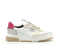 Play One FLOWER 5 Blanc Baskets Basses Femme