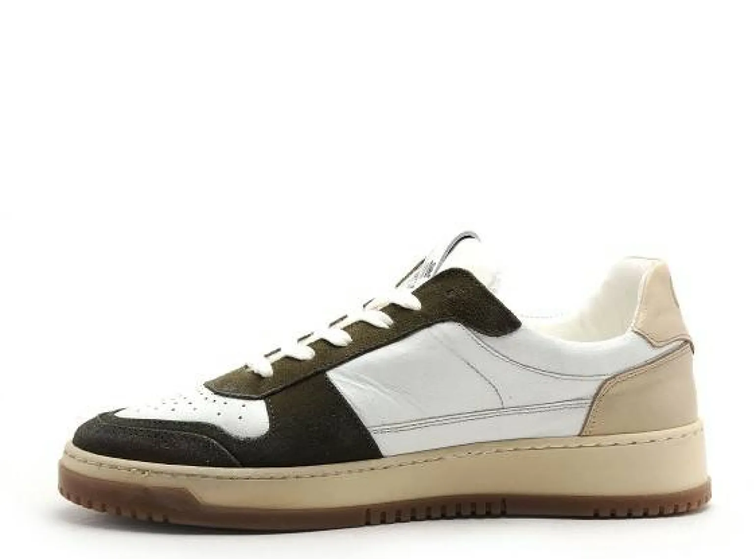 Play One SHARK Kaki Baskets Basses Homme