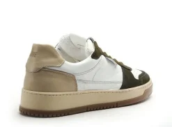 Play One SHARK Kaki Baskets Basses Homme