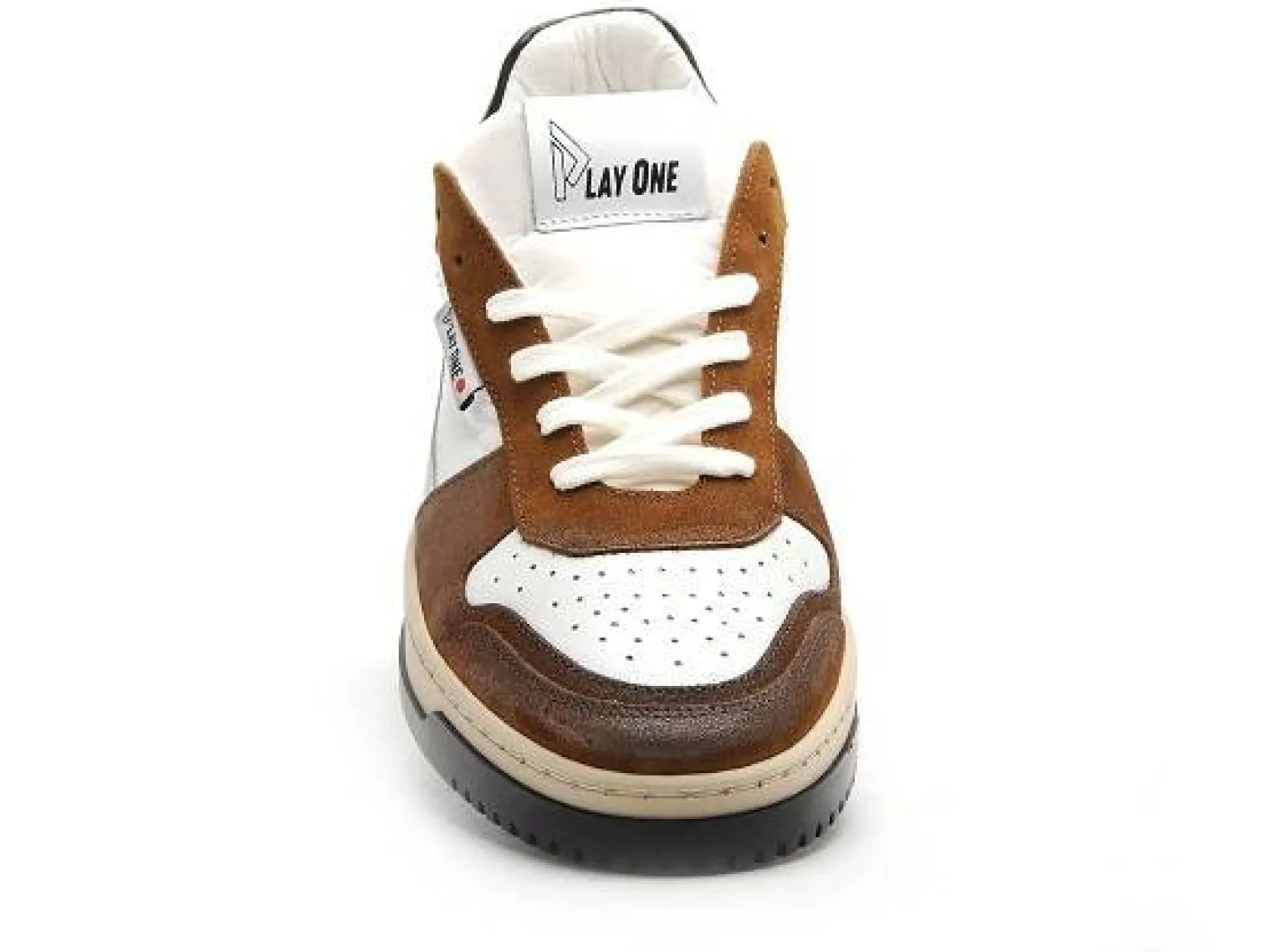 Play One SHARK Marron Baskets Basses Homme