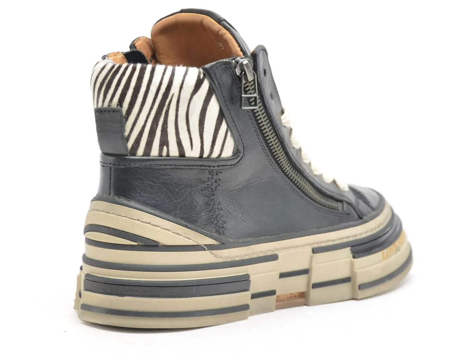 Rebecca white YZ58 3 Noir Boots et Bottines Plates Femme