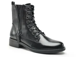 Regarde Le Ciel ROXANA 49 Noir Boots et Bottines Plates Femme