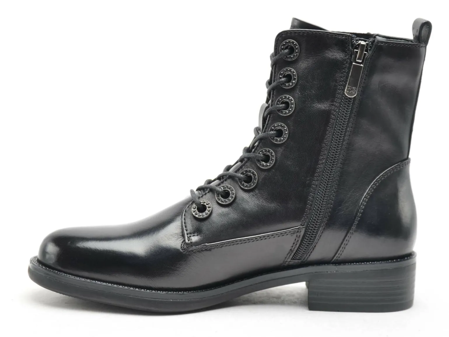 Regarde Le Ciel ROXANA 49 Noir Boots et Bottines Plates Femme