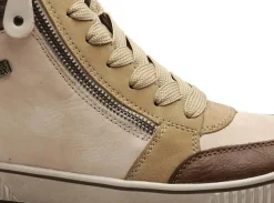 Remonte D0778 Beige Boots et Bottines Plates Femme