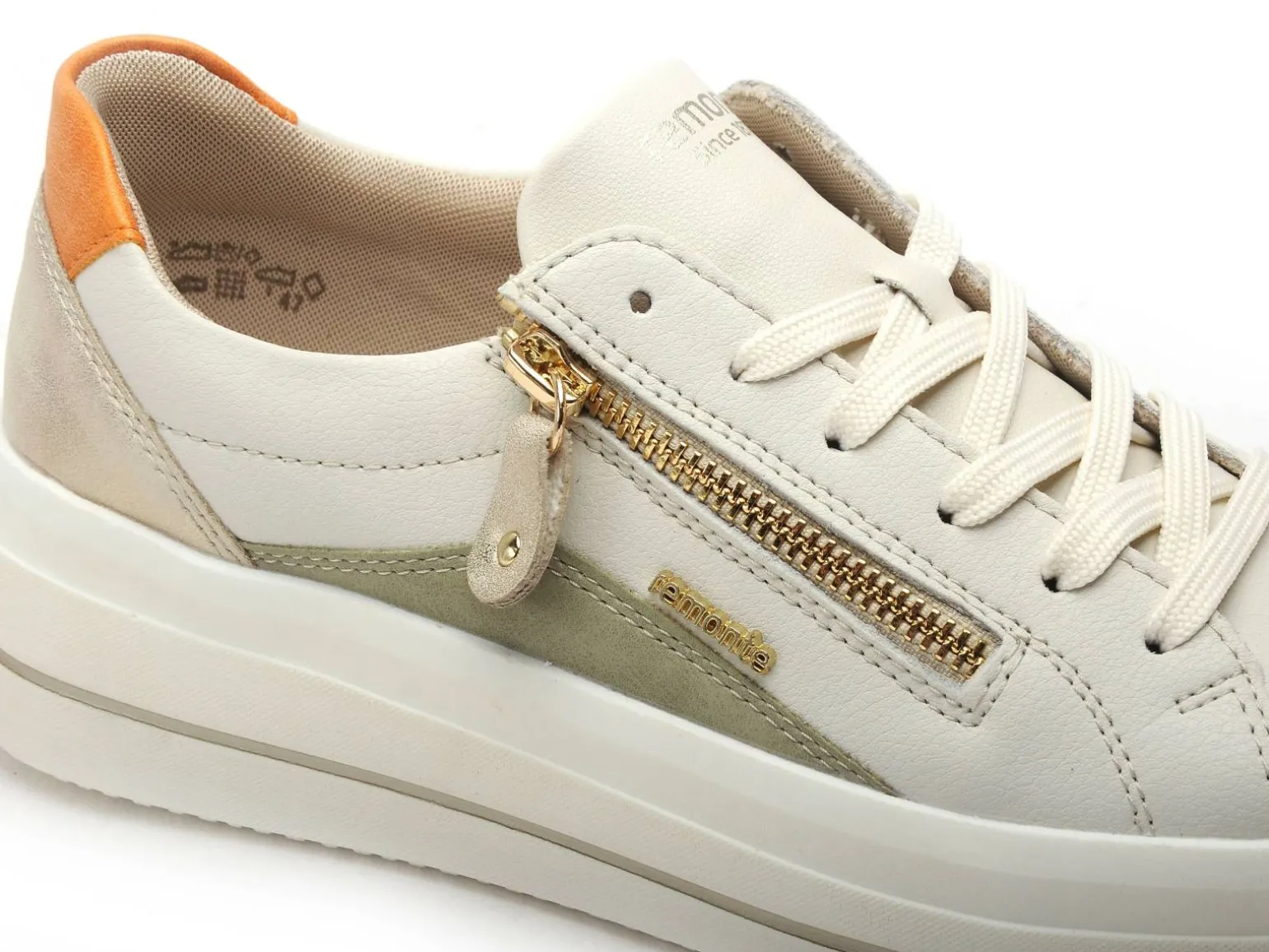 Remonte D1C01 Beige Baskets Basses Femme