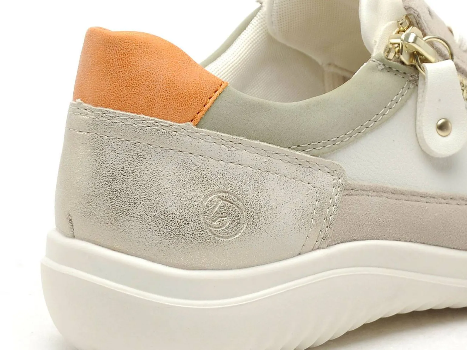 Remonte D1E06 Beige Baskets Basses Femme
