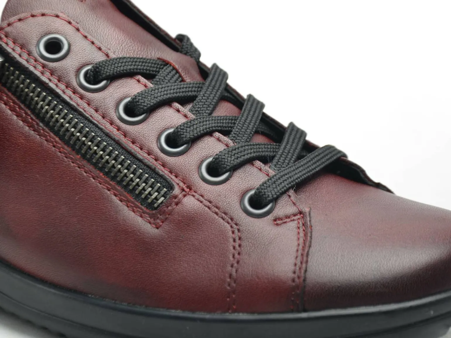 Remonte D1E03 Bordeaux Baskets Basses Femme