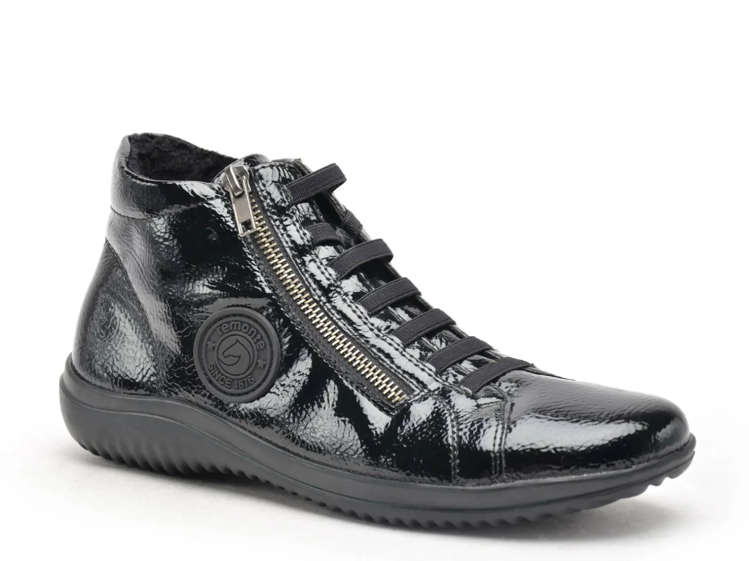 Remonte D1E70 Noir Basket Montante Femme