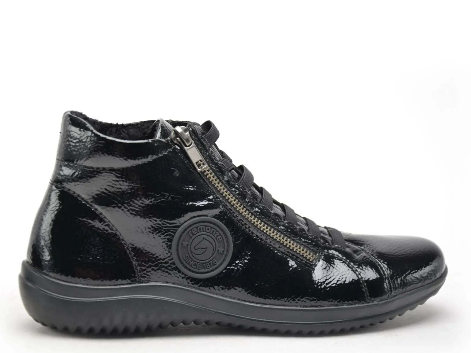 Remonte D1E70 Noir Basket Montante Femme
